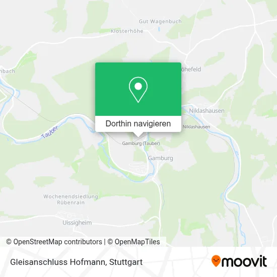 Gleisanschluss Hofmann Karte