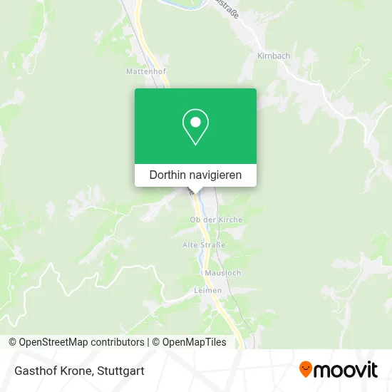 Gasthof Krone Karte