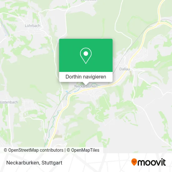 Neckarburken Karte