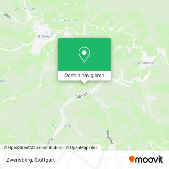 Zwerisberg Karte