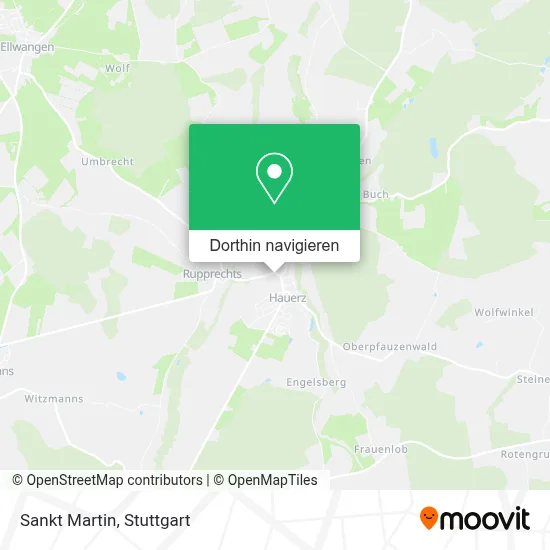 Sankt Martin Karte