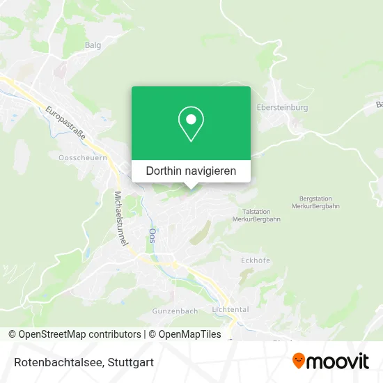 Rotenbachtalsee Karte