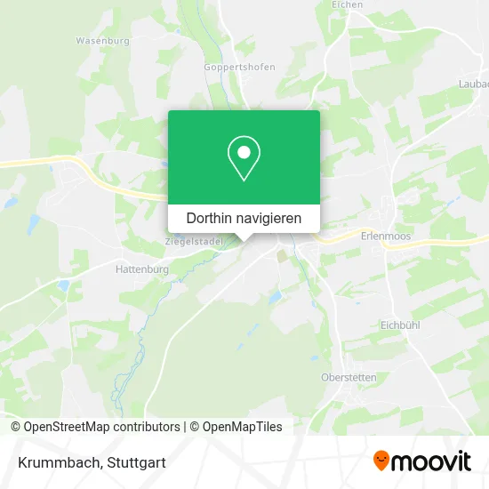 Krummbach Karte