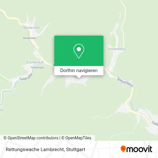 Rettungswache Lambrecht Karte