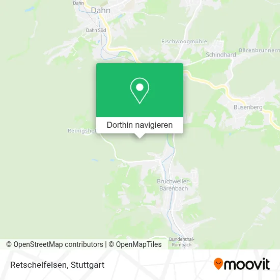 Retschelfelsen Karte