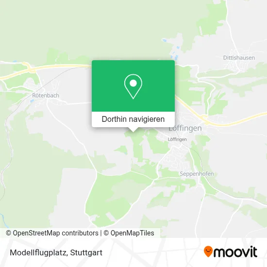 Modellflugplatz Karte