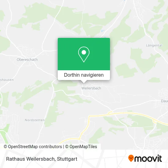 Rathaus Weilersbach Karte