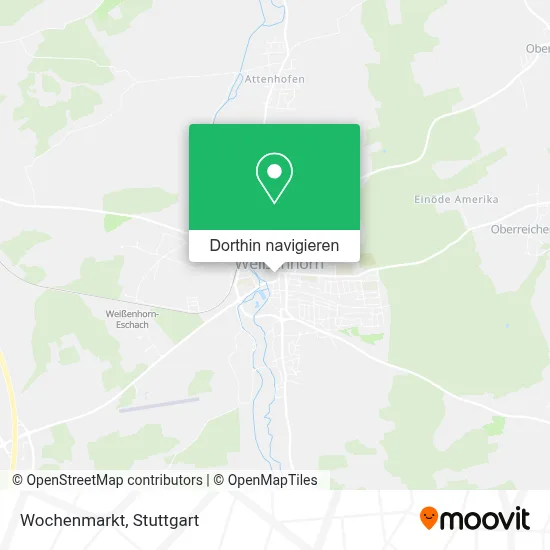 Wochenmarkt Karte