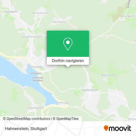 Hahnenstein Karte
