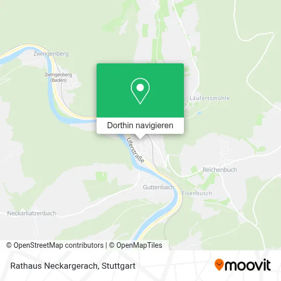 Rathaus Neckargerach Karte
