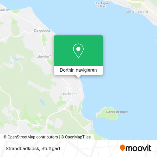 Strandbadkiosk Karte