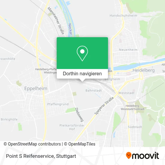 Point S Reifenservice Karte