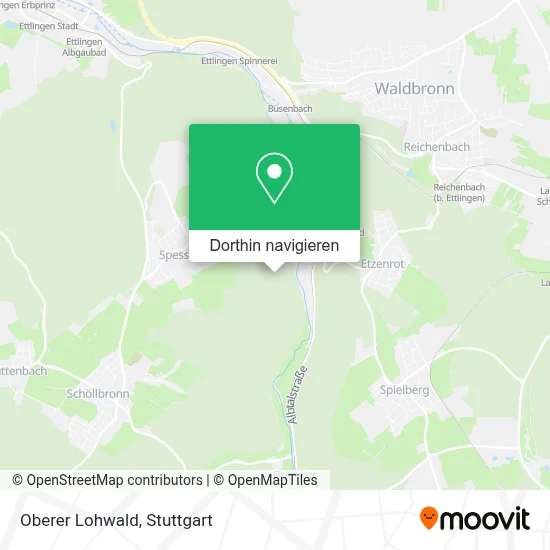 Oberer Lohwald Karte