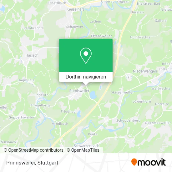 Primisweiler Karte
