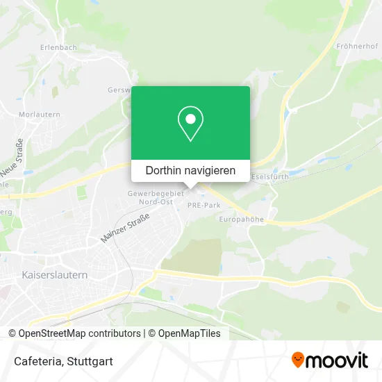 Cafeteria Karte