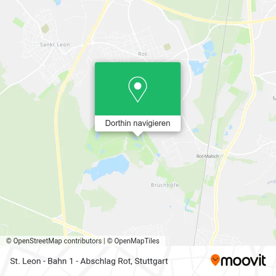 St. Leon - Bahn 1 - Abschlag Rot Karte