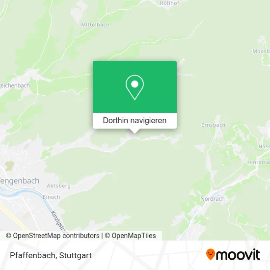 Pfaffenbach Karte
