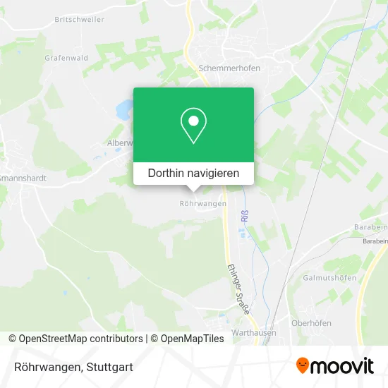 Röhrwangen Karte