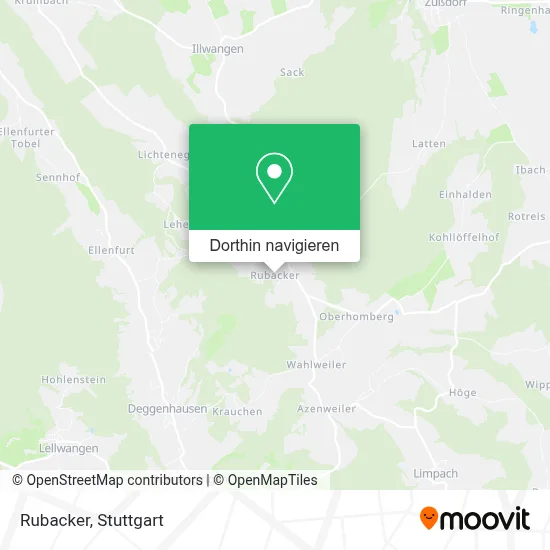 Rubacker Karte