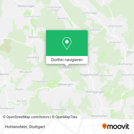 Hohlenstein Karte