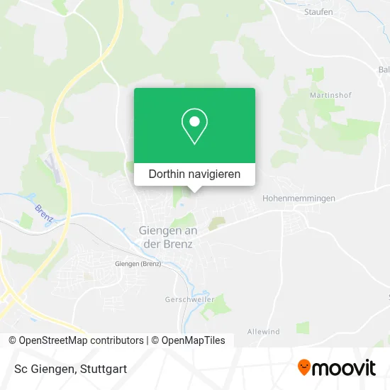 Sc Giengen Karte