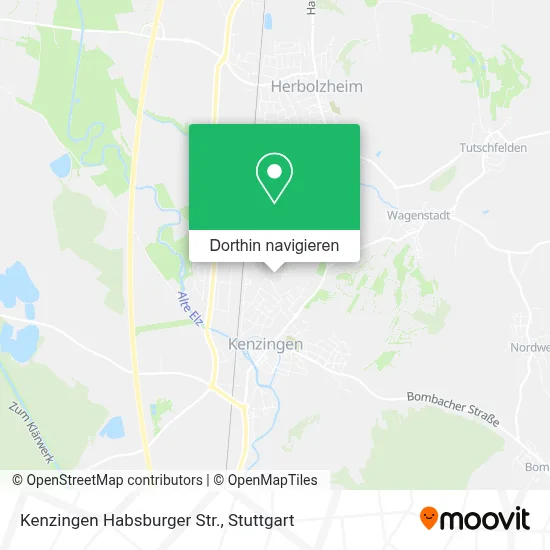Kenzingen Habsburger Str. Karte