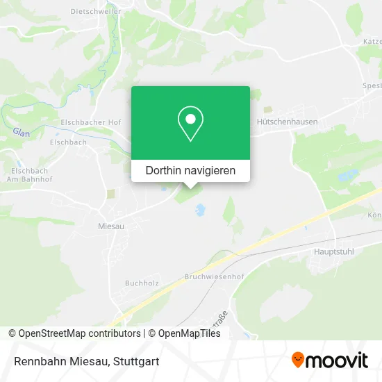 Rennbahn Miesau Karte