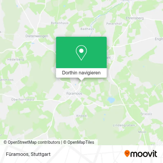 Füramoos Karte