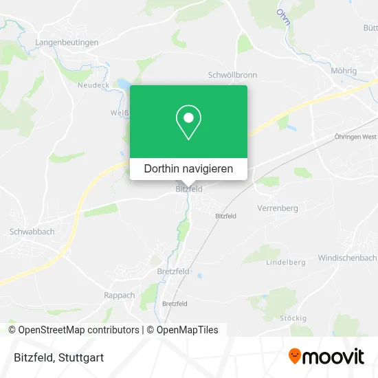 Bitzfeld Karte