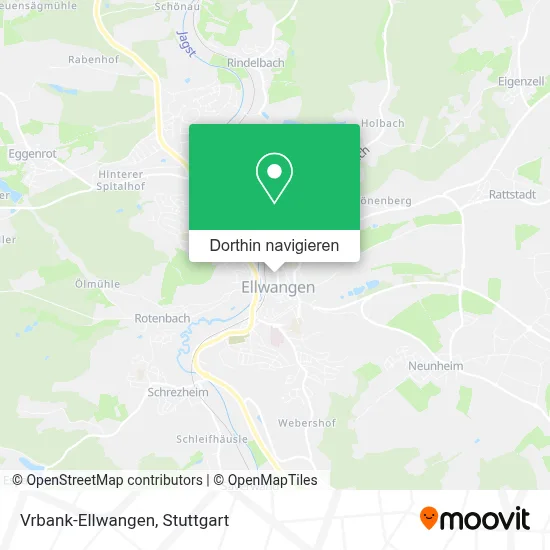 Vrbank-Ellwangen Karte