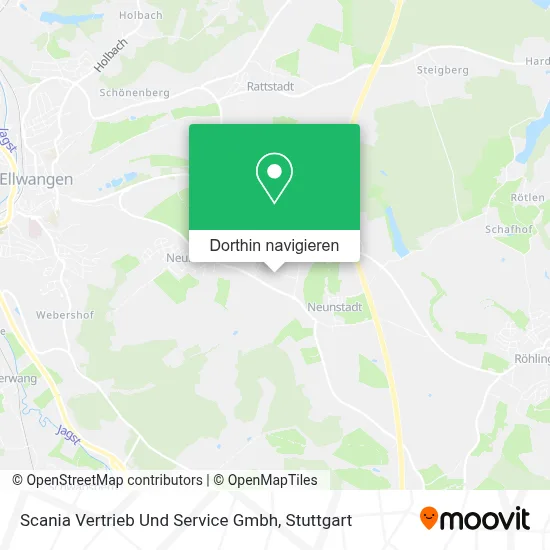 Scania Vertrieb Und Service Gmbh Karte