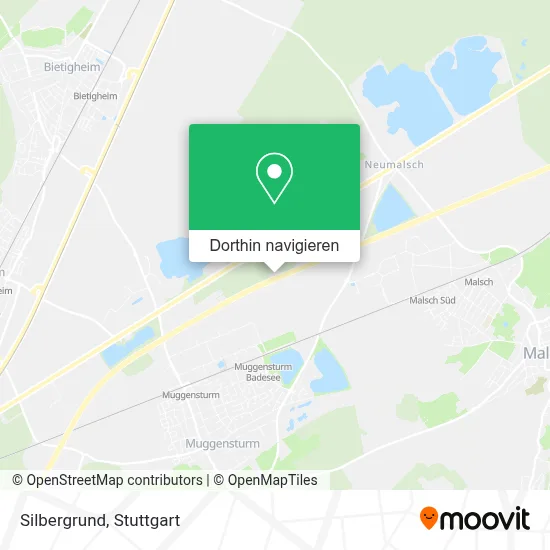 Silbergrund Karte