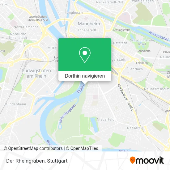 Der Rheingraben Karte