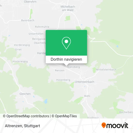 Altrenzen Karte