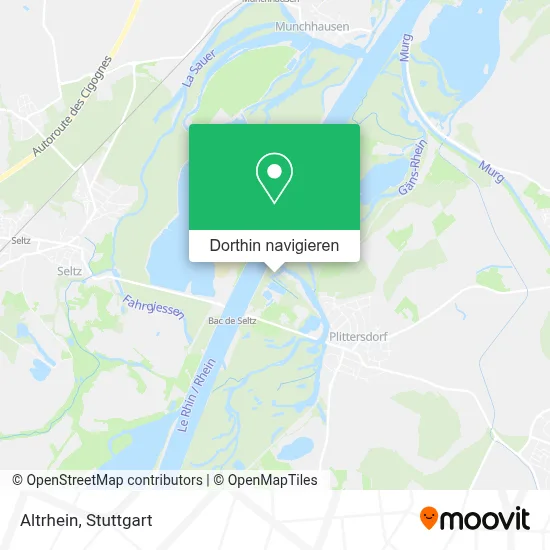 Altrhein Karte