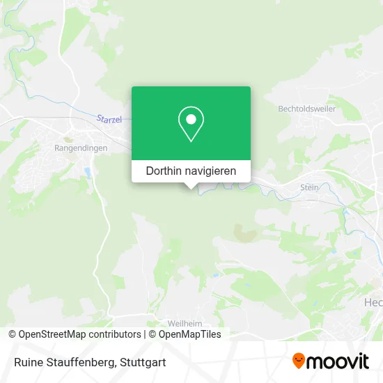Ruine Stauffenberg Karte