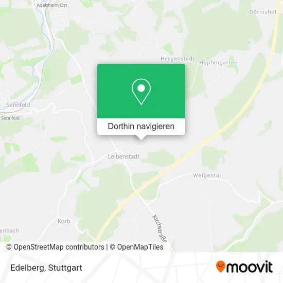 Edelberg Karte