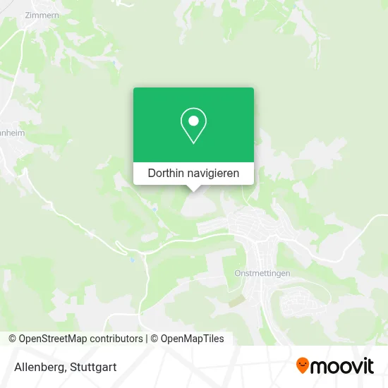 Allenberg Karte