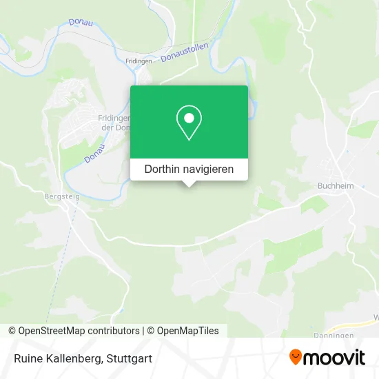 Ruine Kallenberg Karte