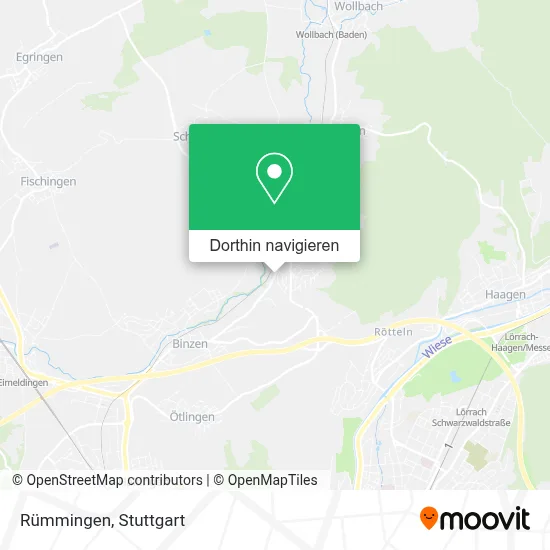 Rümmingen Karte