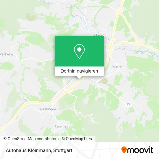 Autohaus Kleinmann Karte