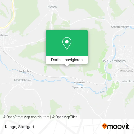 Klinge Karte