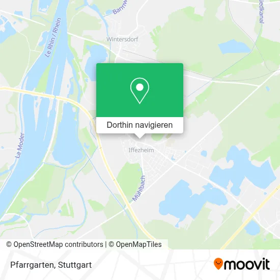 Pfarrgarten Karte