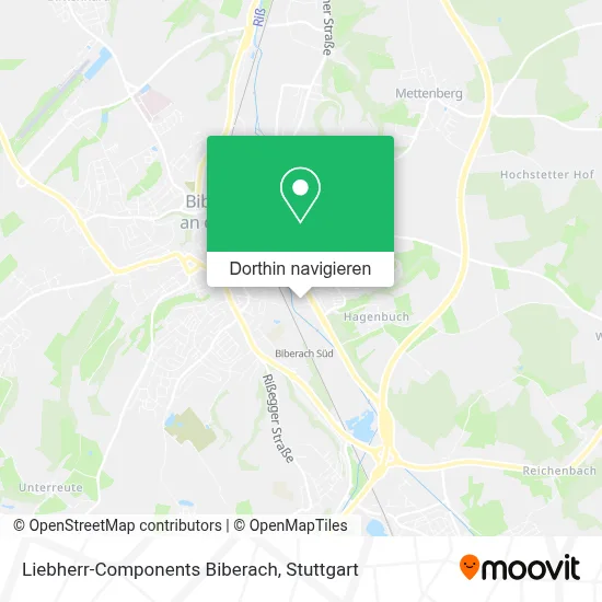 Liebherr-Components Biberach Karte