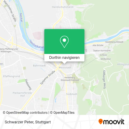 Schwarzer Peter Karte