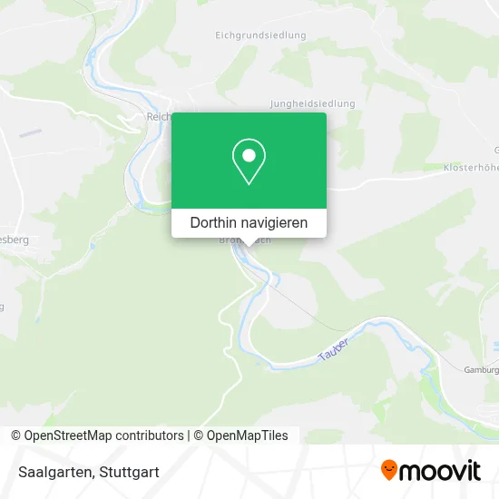 Saalgarten Karte