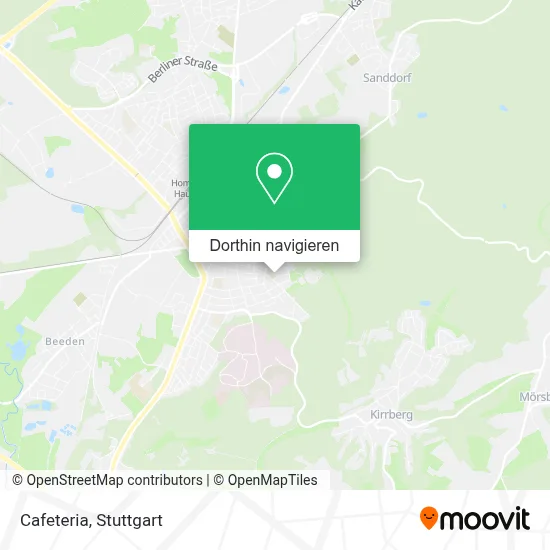 Cafeteria Karte
