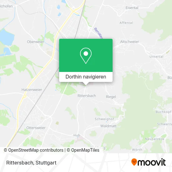 Rittersbach Karte
