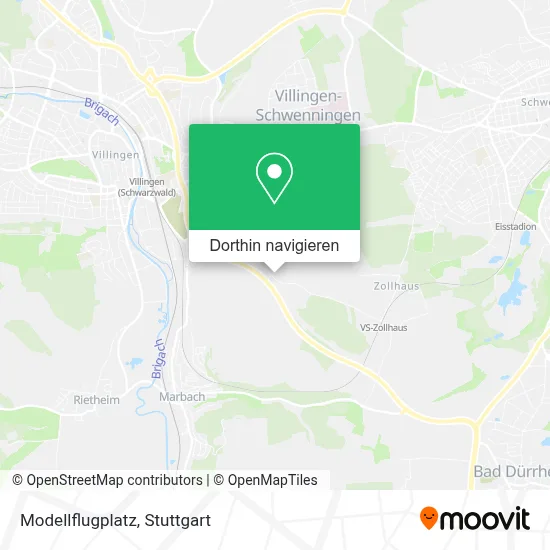 Modellflugplatz Karte
