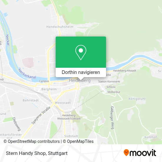 Stern Handy Shop Karte